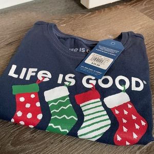 Life is Good - toddler long-sleeve tee (4T)
